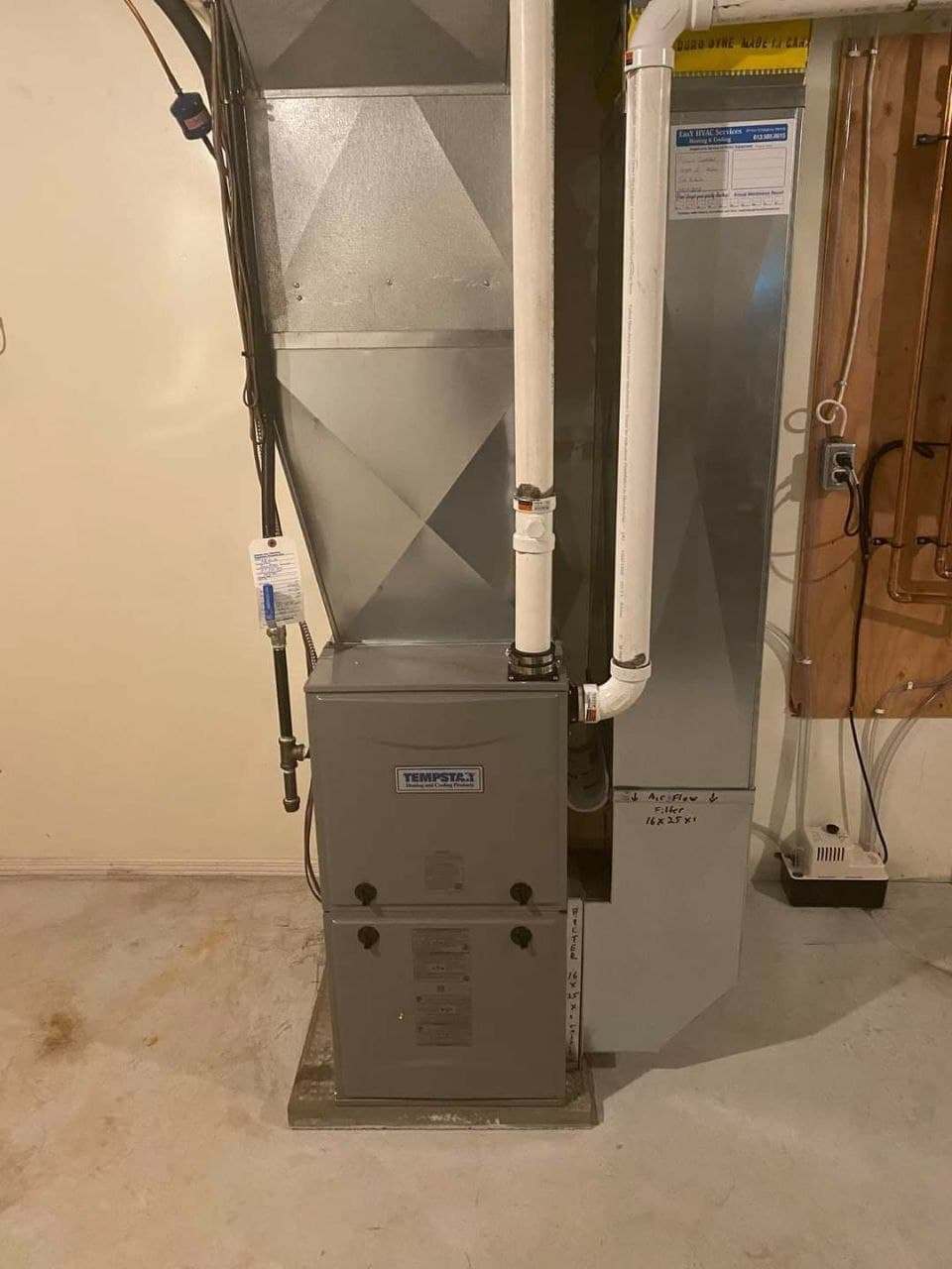 Professional furnace installation in a Vancouver home