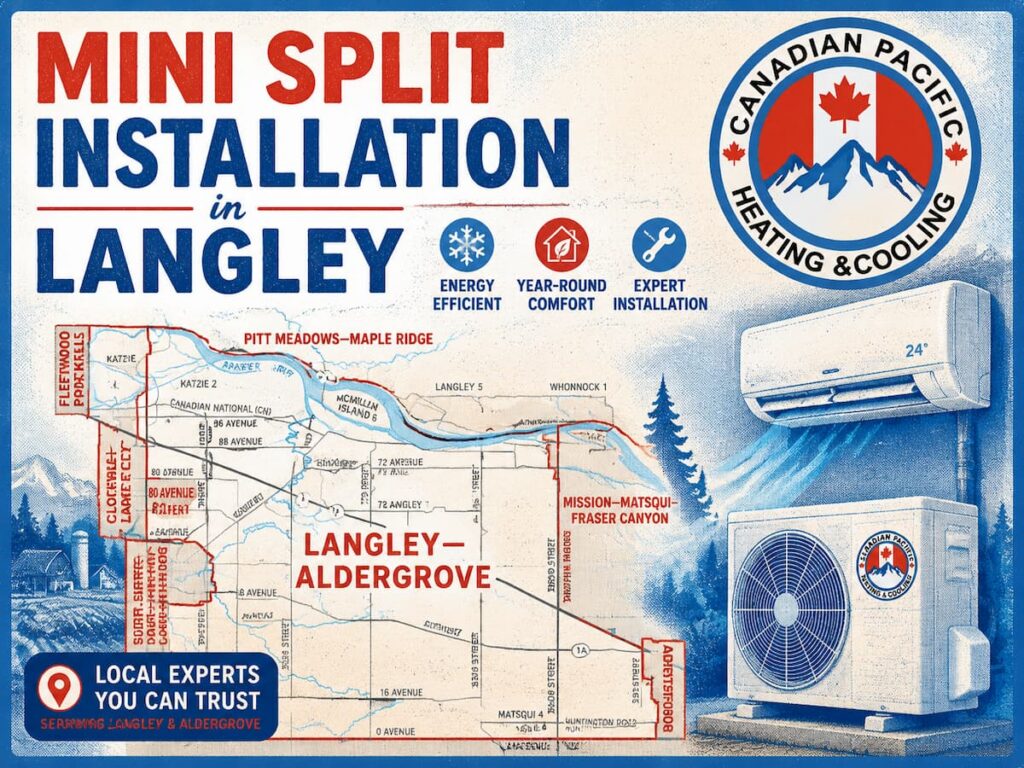 Mini Split Installation in Langley