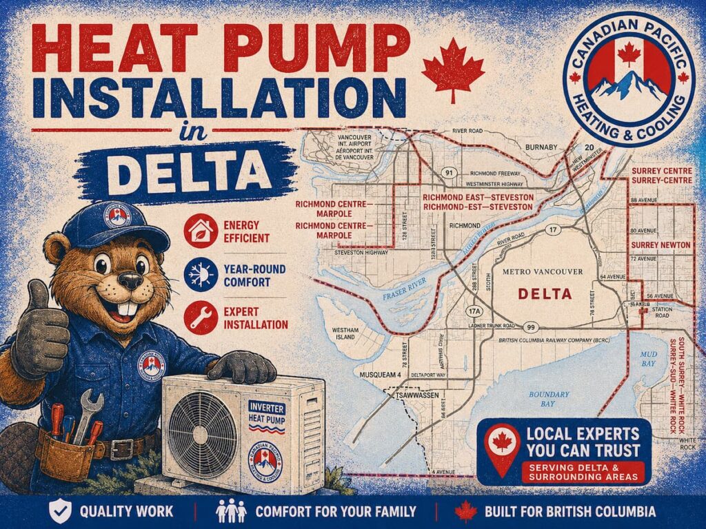 Heat Pump Installation in Delta