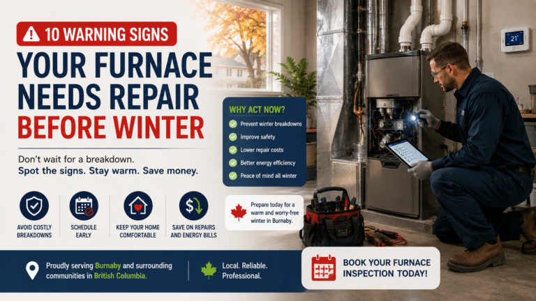 10 Warning Signs Your Furnace Needs Repair Before Winter