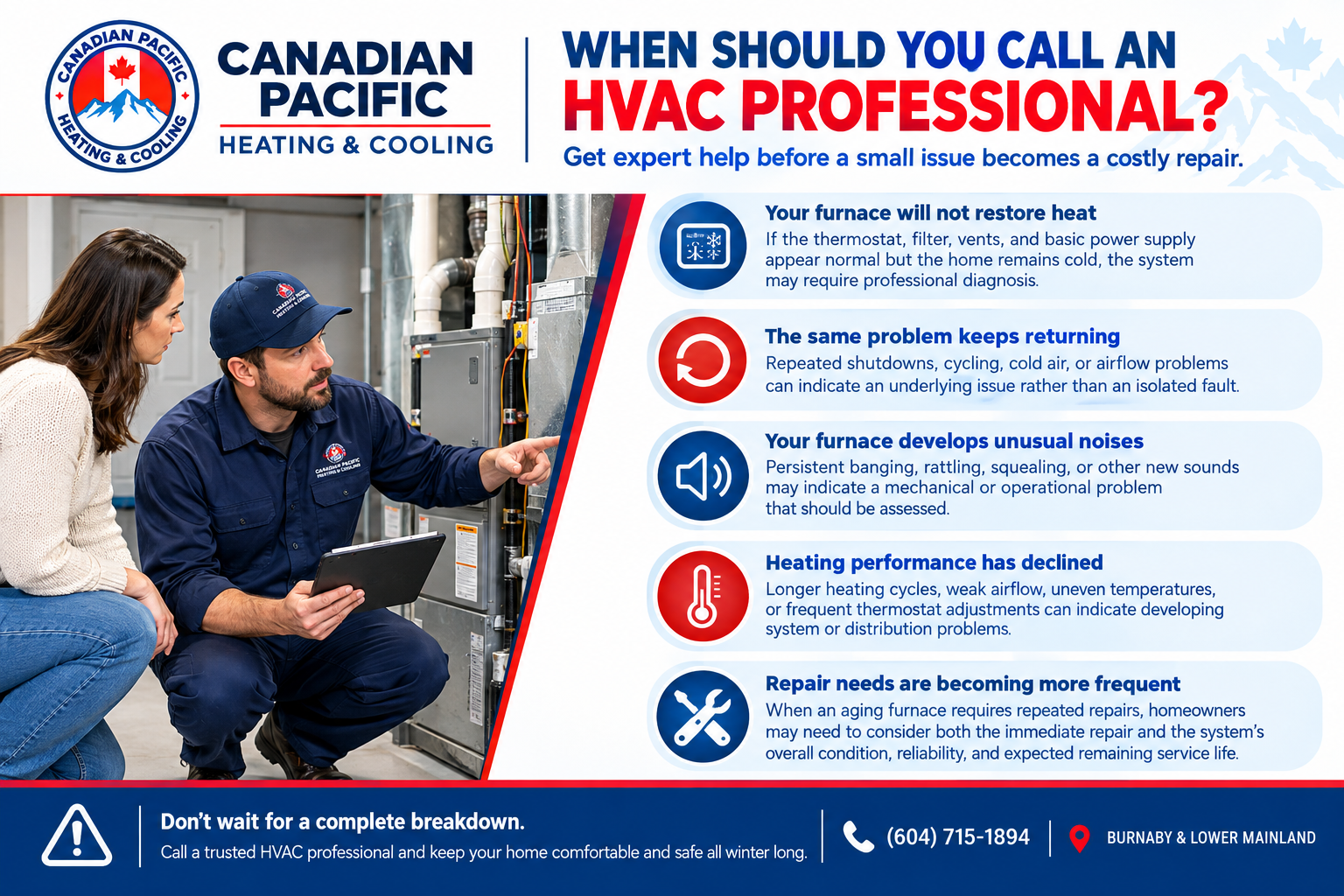 When to Call an HVAC Professional
